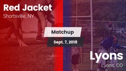Matchup: Red Jacket High vs. Lyons  2018
