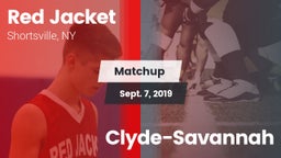 Matchup: Red Jacket High vs. Clyde-Savannah 2019
