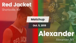 Matchup: Red Jacket High vs. Alexander  2019