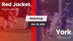 Matchup: Red Jacket High vs. York  2019