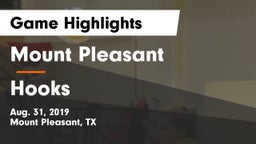 Mount Pleasant  vs Hooks  Game Highlights - Aug. 31, 2019