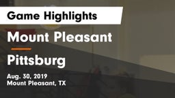 Mount Pleasant  vs Pittsburg  Game Highlights - Aug. 30, 2019
