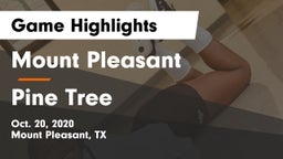 Mount Pleasant  vs Pine Tree  Game Highlights - Oct. 20, 2020