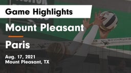Mount Pleasant  vs Paris  Game Highlights - Aug. 17, 2021