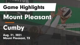 Mount Pleasant  vs Cumby Game Highlights - Aug. 21, 2021