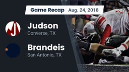 Recap: Judson  vs. Brandeis  2018