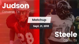 Matchup: Judson  vs. Steele  2018