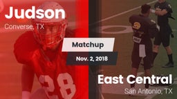 Matchup: Judson  vs. East Central  2018