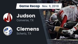 Recap: Judson  vs. Clemens  2018
