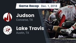 Recap: Judson  vs. Lake Travis  2018