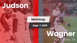 Matchup: Judson  vs. Wagner  2019