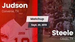 Matchup: Judson  vs. Steele  2019