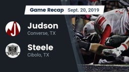 Recap: Judson  vs. Steele  2019