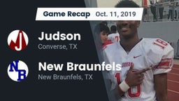 Recap: Judson  vs. New Braunfels  2019