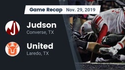 Recap: Judson  vs. United  2019