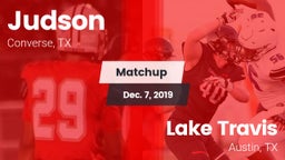 Matchup: Judson  vs. Lake Travis  2019