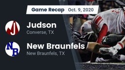 Recap: Judson  vs. New Braunfels  2020