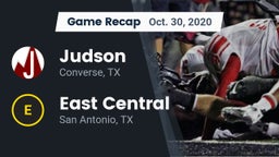 Recap: Judson  vs. East Central  2020