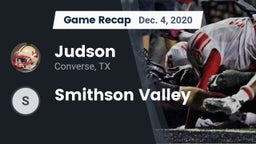 Recap: Judson  vs. Smithson Valley  2020