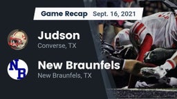 Recap: Judson  vs. New Braunfels  2021