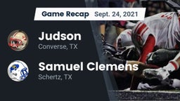 Recap: Judson  vs. Samuel Clemens  2021