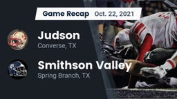 Recap: Judson  vs. Smithson Valley  2021