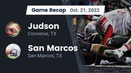 Recap: Judson  vs. San Marcos  2022