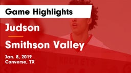 Judson  vs Smithson Valley  Game Highlights - Jan. 8, 2019