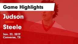 Judson  vs Steele  Game Highlights - Jan. 22, 2019