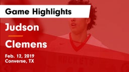 Judson  vs Clemens  Game Highlights - Feb. 12, 2019