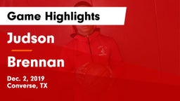 Judson  vs Brennan  Game Highlights - Dec. 2, 2019