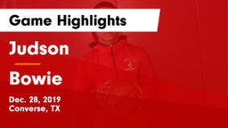 Judson  vs Bowie  Game Highlights - Dec. 28, 2019