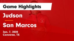 Judson  vs San Marcos  Game Highlights - Jan. 7, 2020