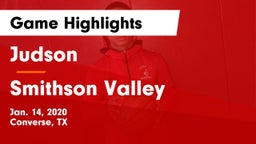 Judson  vs Smithson Valley  Game Highlights - Jan. 14, 2020