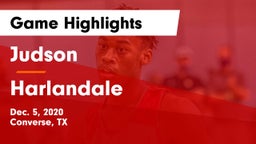 Judson  vs Harlandale  Game Highlights - Dec. 5, 2020