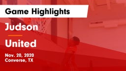 Judson  vs United  Game Highlights - Nov. 20, 2020