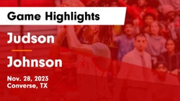 Judson  vs Johnson  Game Highlights - Nov. 28, 2023