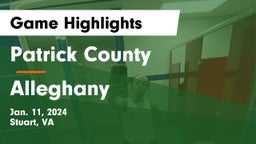 Patrick County  vs Alleghany  Game Highlights - Jan. 11, 2024