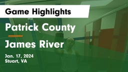 Patrick County  vs James River  Game Highlights - Jan. 17, 2024