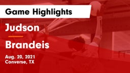 Judson  vs Brandeis  Game Highlights - Aug. 20, 2021