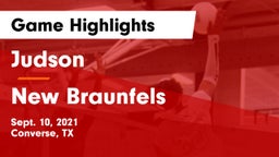Judson  vs New Braunfels  Game Highlights - Sept. 10, 2021