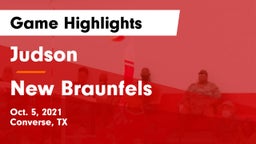 Judson  vs New Braunfels  Game Highlights - Oct. 5, 2021