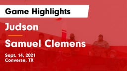 Judson  vs Samuel Clemens  Game Highlights - Sept. 14, 2021