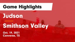 Judson  vs Smithson Valley  Game Highlights - Oct. 19, 2021