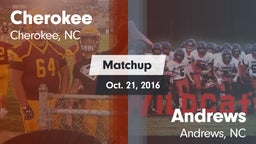 Matchup: Cherokee  vs. Andrews  2016