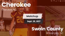 Matchup: Cherokee  vs. Swain County  2017