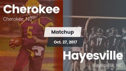 Matchup: Cherokee  vs. Hayesville 2017