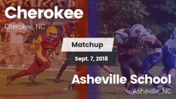 Matchup: Cherokee  vs. Asheville School 2018