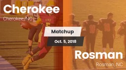 Matchup: Cherokee  vs. Rosman  2018