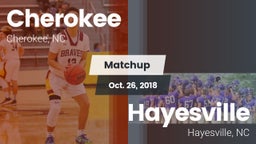 Matchup: Cherokee  vs. Hayesville 2018
